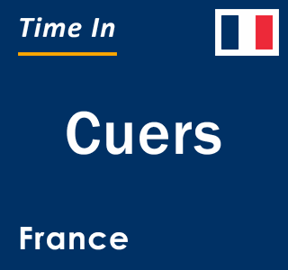 Current local time in Cuers, France