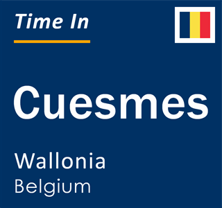 Current local time in Cuesmes, Wallonia, Belgium