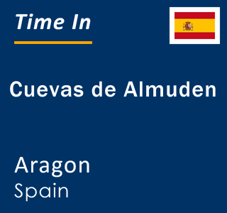 Current local time in Cuevas de Almuden, Aragon, Spain