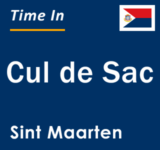 Current time in Cul de Sac, Sint Maarten