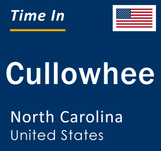 Current local time in Cullowhee, North Carolina, United States