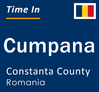 Current local time in Cumpana, Constanta County, Romania