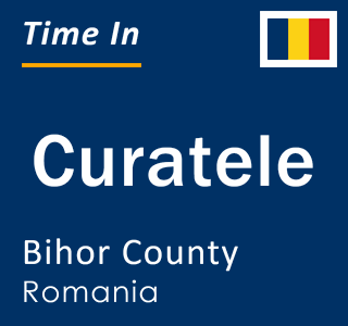 Current local time in Curatele, Bihor County, Romania