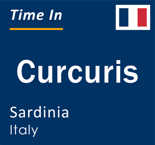 Current local time in Curcuris, Sardinia, Italy