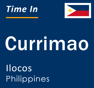 Current local time in Currimao, Ilocos, Philippines