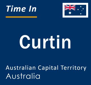 Current local time in Curtin, Australian Capital Territory, Australia