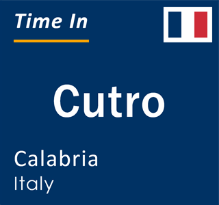 Current time in Cutro, Calabria, Italy