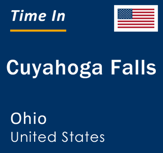 Current local time in Cuyahoga Falls, Ohio, United States