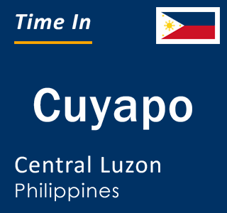 Current local time in Cuyapo, Central Luzon, Philippines