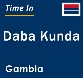 Current local time in Daba Kunda, Gambia