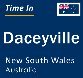 Current local time in Daceyville, New South Wales, Australia