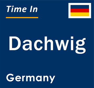 Current local time in Dachwig, Germany