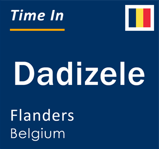 Current local time in Dadizele, Flanders, Belgium