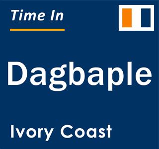 Current local time in Dagbaple, Ivory Coast