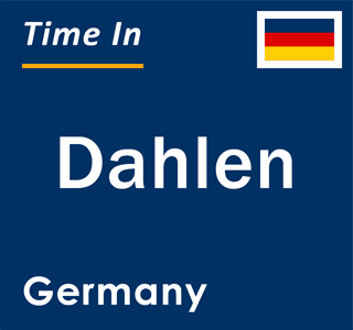 Current local time in Dahlen, Germany