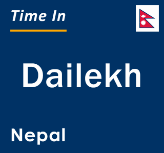 Current local time in Dailekh, Nepal