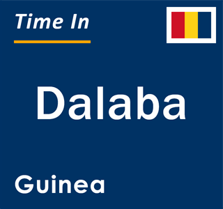 Current local time in Dalaba, Guinea