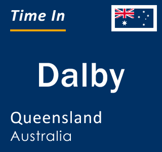 Current local time in Dalby, Queensland, Australia