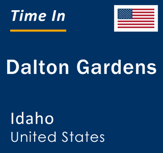 Current local time in Dalton Gardens, Idaho, United States
