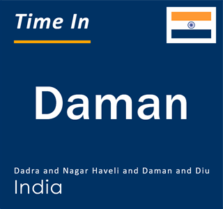 Current local time in Daman, Dadra and Nagar Haveli and Daman and Diu, India