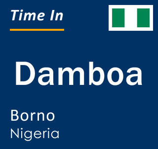 Current local time in Damboa, Borno, Nigeria