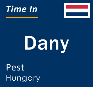 Current local time in Dany, Pest, Hungary