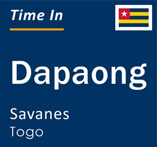Current time in Dapaong, Savanes, Togo