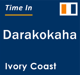 Current local time in Darakokaha, Ivory Coast