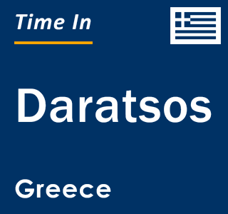 Current local time in Daratsos, Greece