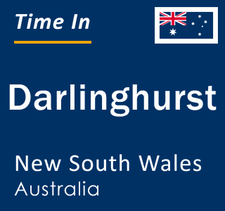 Current local time in Darlinghurst, New South Wales, Australia