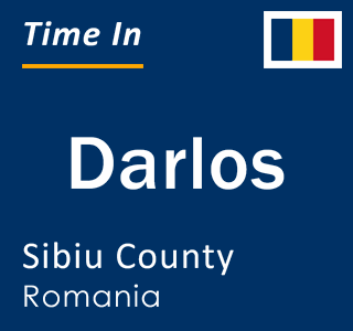 Current local time in Darlos, Sibiu County, Romania