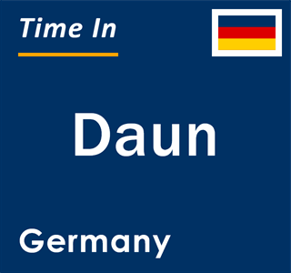 Current local time in Daun, Germany