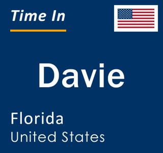 Current local time in Davie, Florida, United States