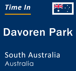 Current local time in Davoren Park, South Australia, Australia