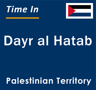 Current local time in Dayr al Hatab, Palestinian Territory