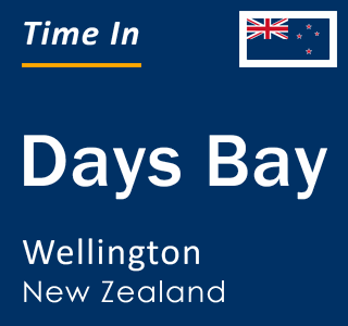 Current local time in Days Bay, Wellington, New Zealand