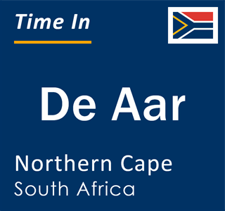 Current local time in De Aar, Northern Cape, South Africa