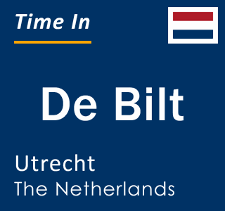 Current local time in De Bilt, Utrecht, The Netherlands