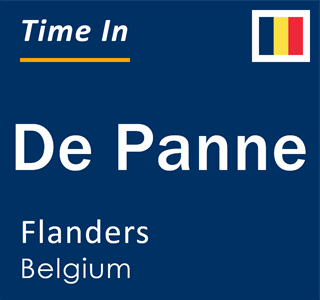 Current local time in De Panne, Flanders, Belgium