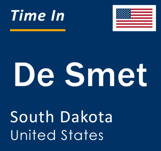 Current local time in De Smet, South Dakota, United States