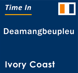 Current local time in Deamangbeupleu, Ivory Coast