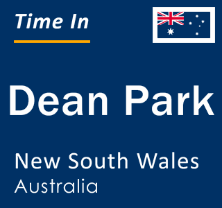 Current local time in Dean Park, New South Wales, Australia