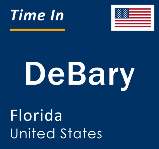 Current local time in DeBary, Florida, United States