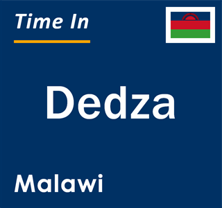 Current time in Dedza, Malawi