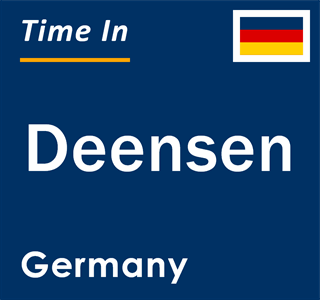 Current local time in Deensen, Germany