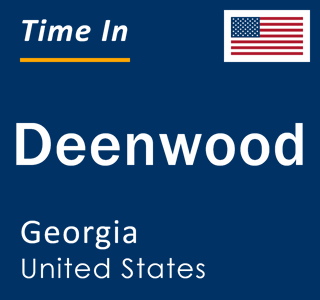 Current local time in Deenwood, Georgia, United States