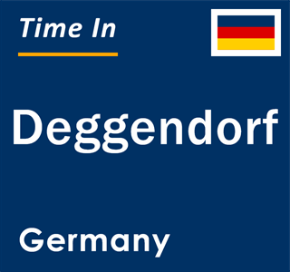 Current local time in Deggendorf, Germany