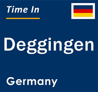 Current local time in Deggingen, Germany