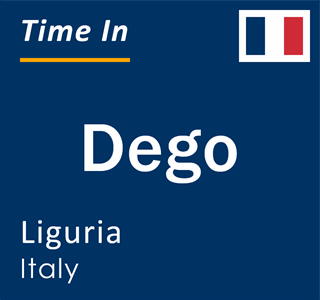 Current local time in Dego, Liguria, Italy