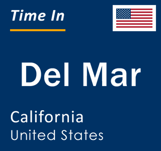 Current local time in Del Mar, California, United States